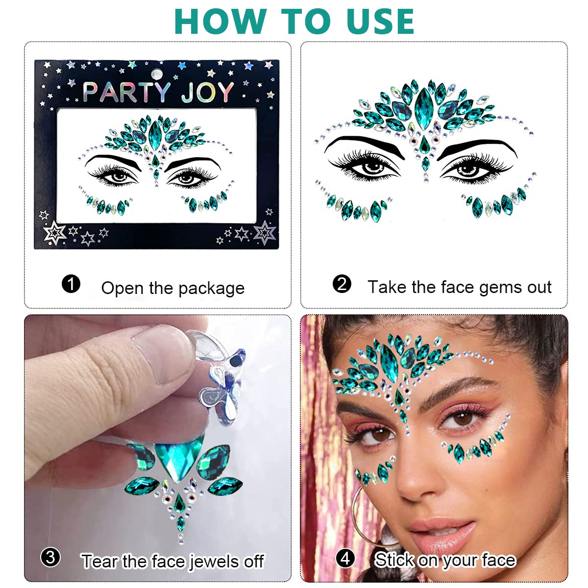 MAYCREATE Rhinestone Face Decoration Jewelry Sticker Peacock Princess Makeup Sticker for Makeup Artist Body Art Rhinestone Face Acrylic Gem Stones Temporary Stickers for Makeup, Festival, Perform MAYCREATE Rhinestone Face Decoration Jewelry Sticker Peacock Princess Makeup Sticker for Makeup Artist Body Art Rhinestone Face Acrylic Gem Stones Temporary Stickers for Makeup, Festival, Perform